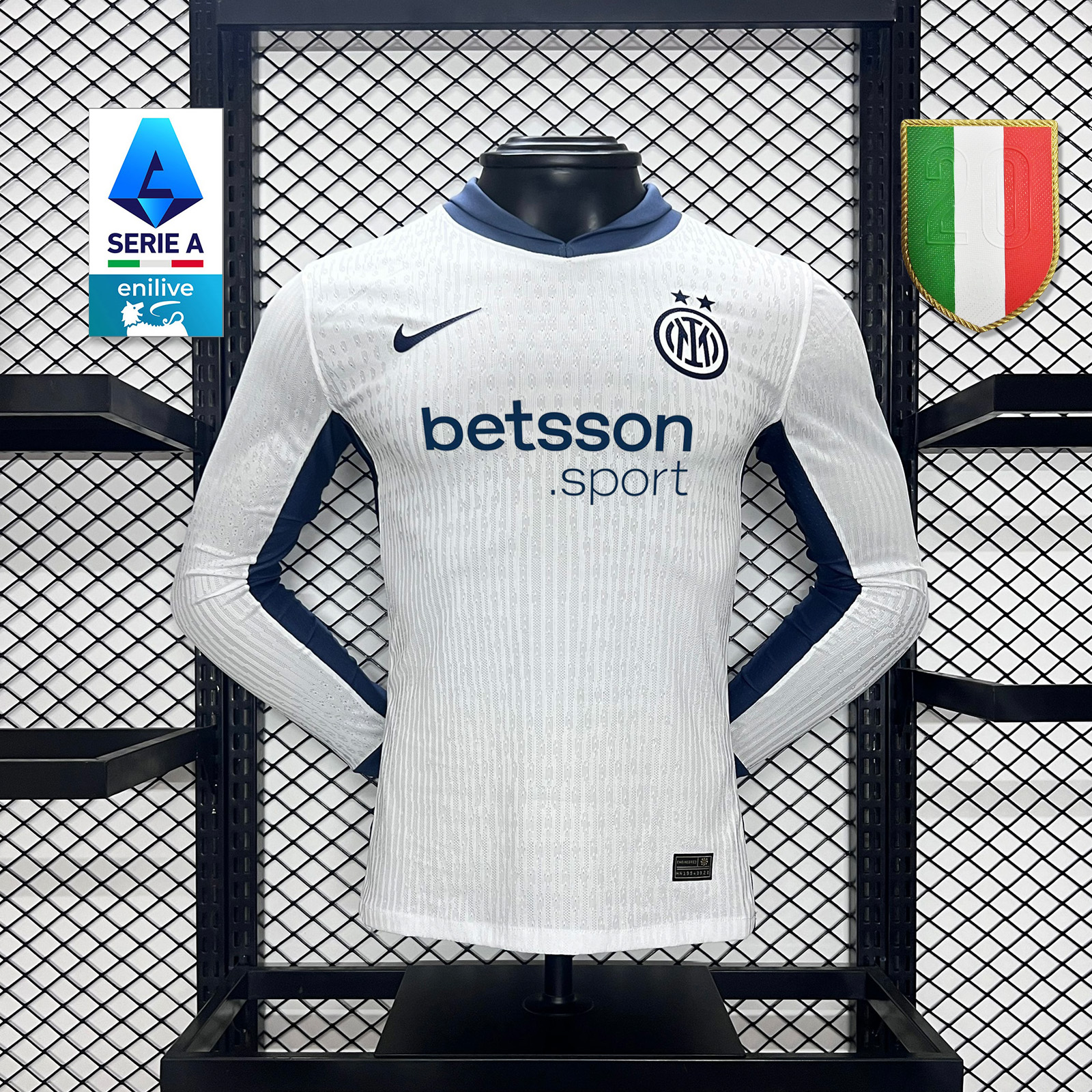 Inter Milan 24-25 Away Long Jersey With Chest Advertisement - Player Version111