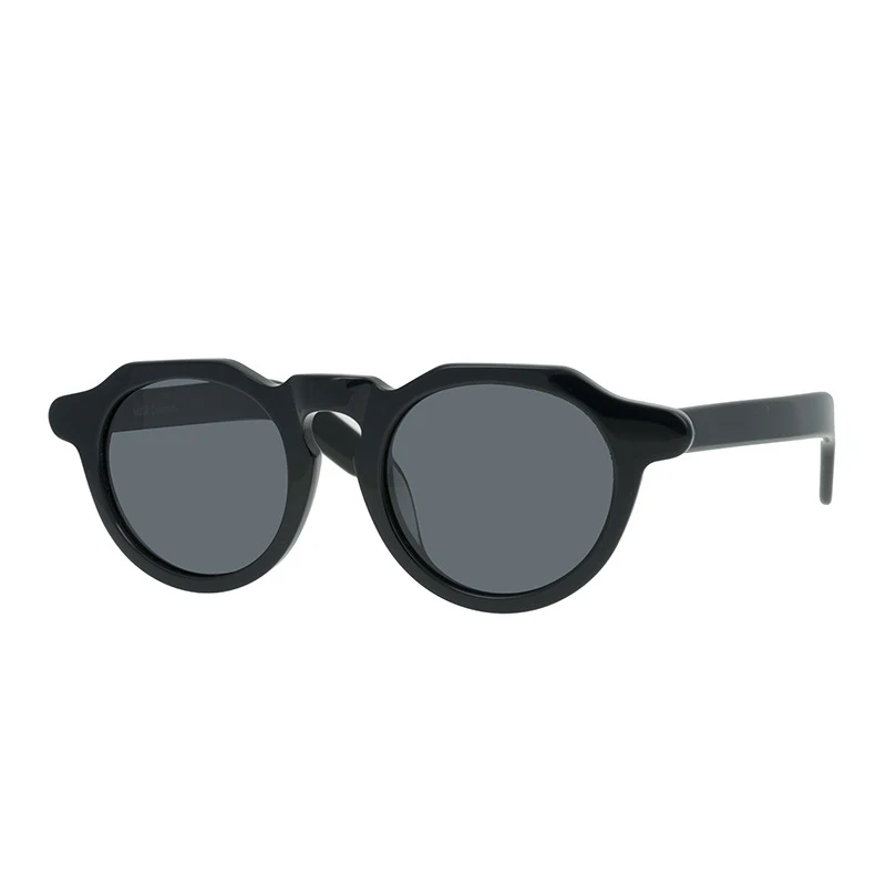 Belight Optical Italy  Acetate Women Men Irregular Shape Retro Vintage UV400 Protection with Case Oculos Punk Sunglasses MA21001