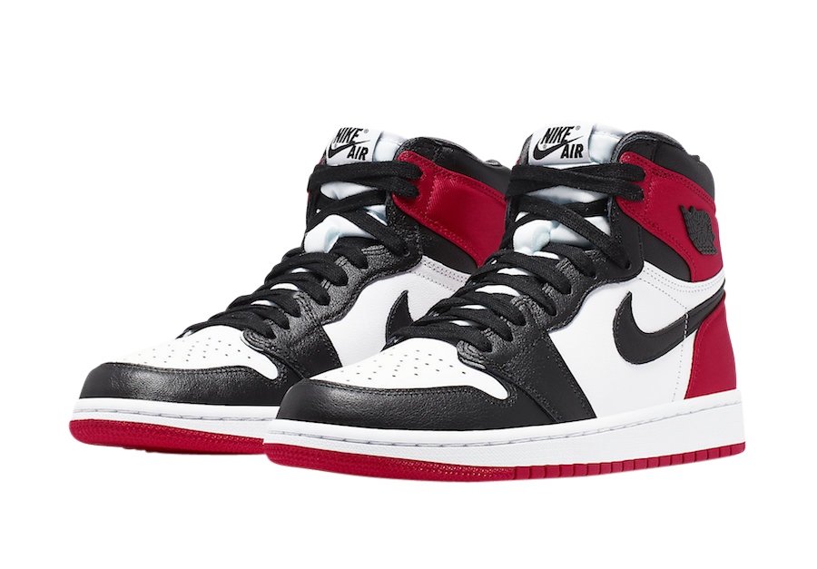 Air Jordan 1 High WMNS Satin Black Toe CD0461-016