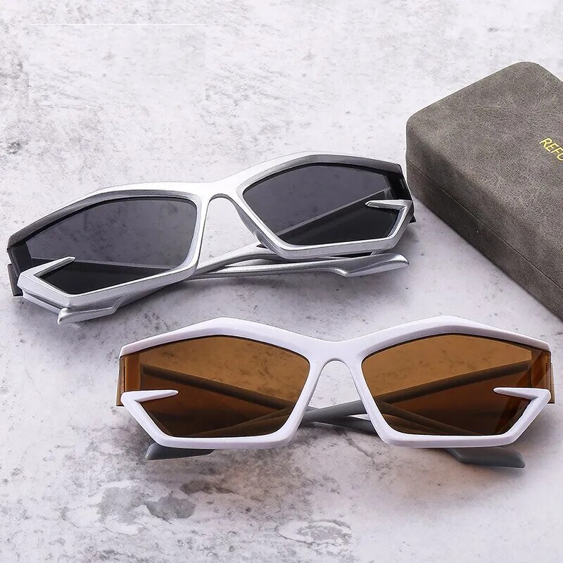 Future Sunglasses Men's European and American Personality Glasses Cyberpunk Fashion Sunglasses UV Protection