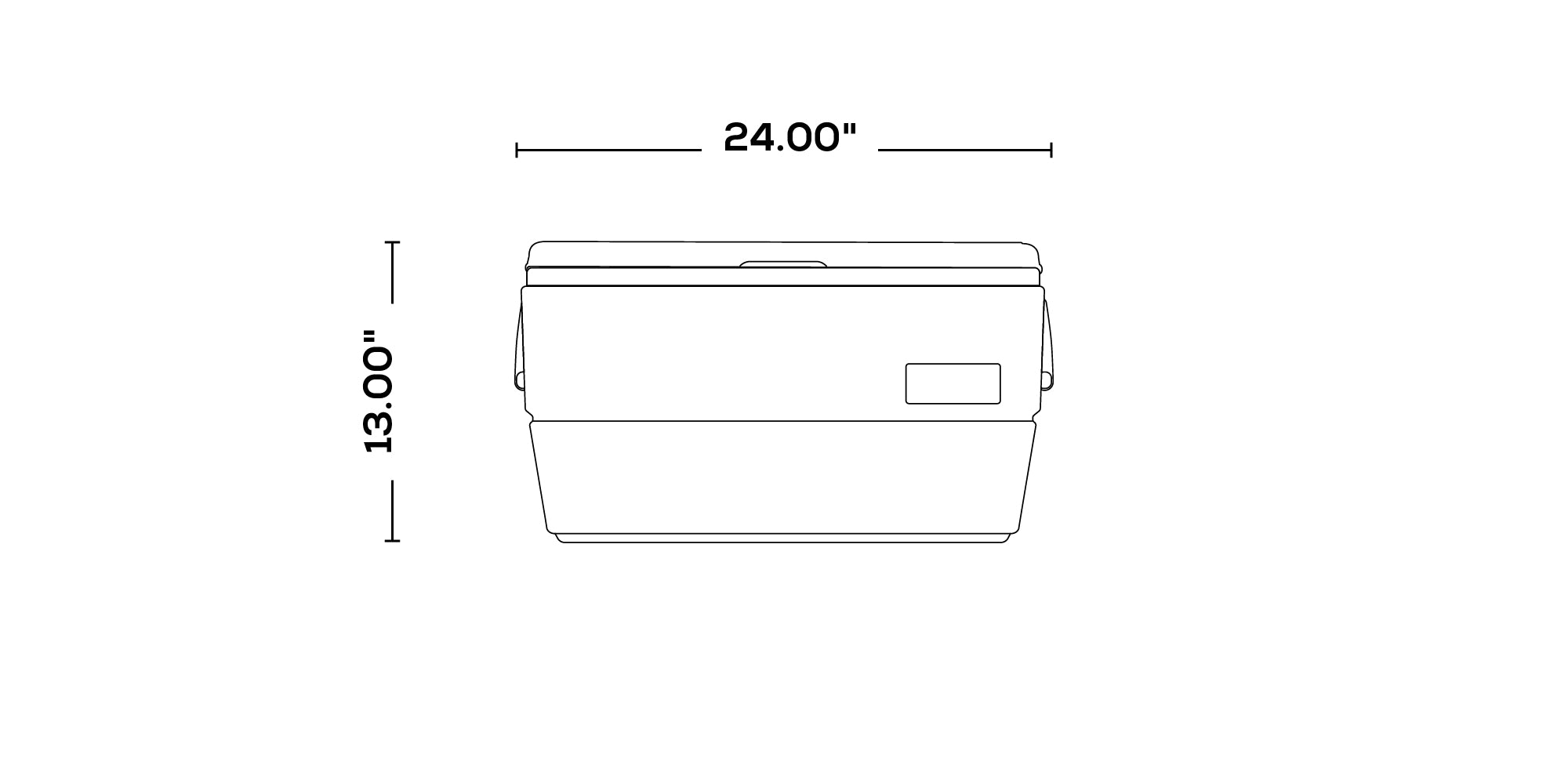 Marine Ultra 36 Qt Cooler dimensions