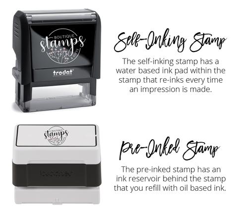 Self-Inking vs. Pre-Inked Stamp