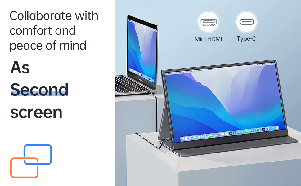 Protable Monitir As Second Screen