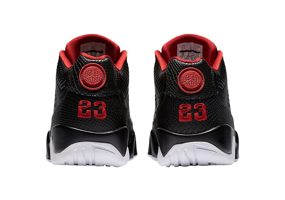 Air Jordan 9 Low - Black / White 832822001