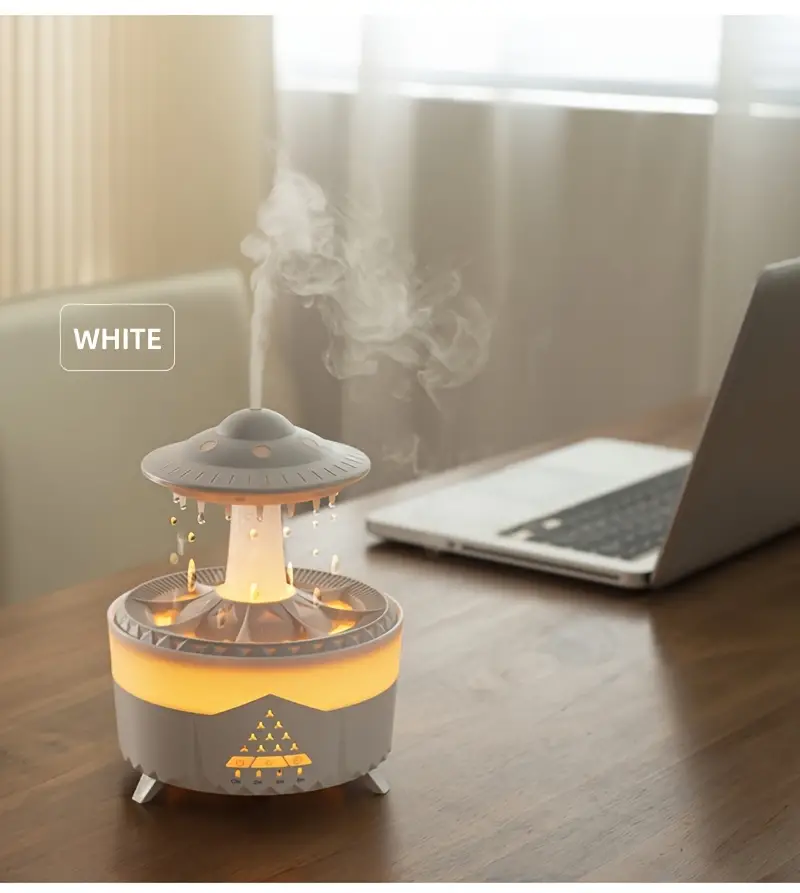 simulation water drop humidifier aroma diffuser   large capacity intelligent spray atomizer details 11