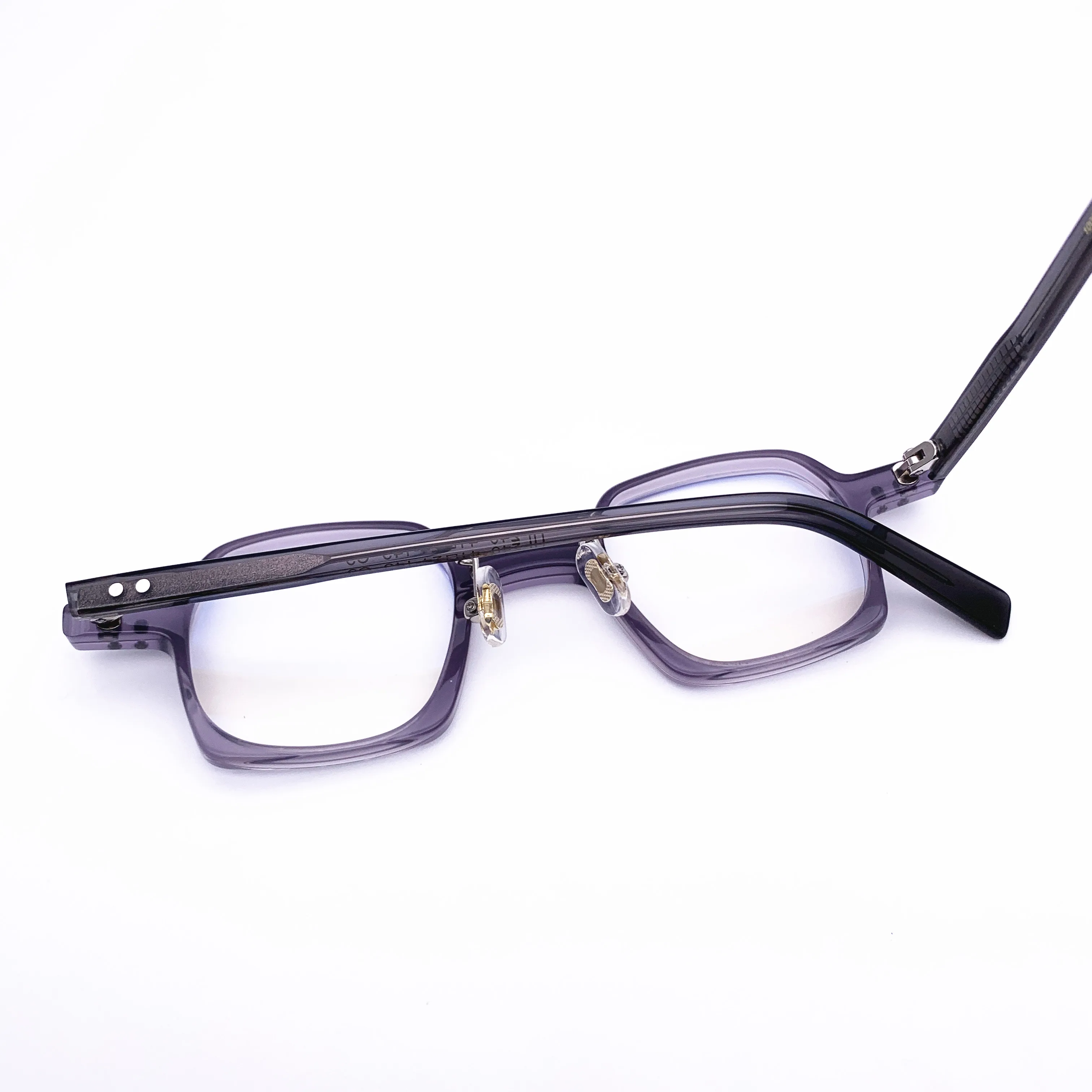 Belight Optical  Men Women Acetate Fancy Square Oval Vintage Retro Small Shape Design Spectacle Frame Precription Lens HP246