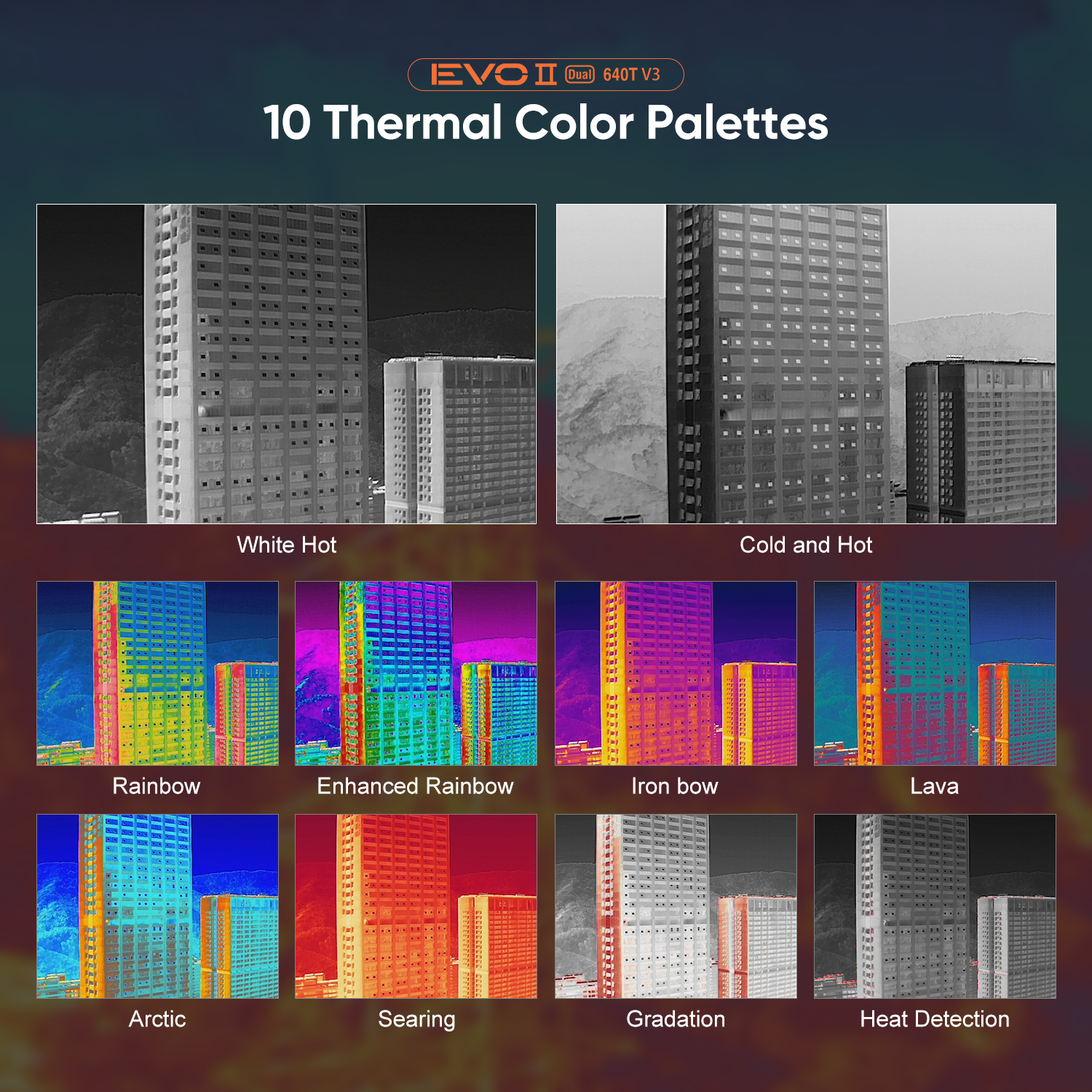 10 Thermal Color Palettes