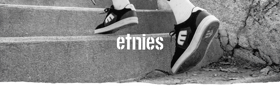 Climbing stairs wearing Etnies shoes