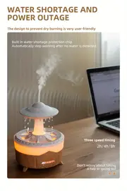 simulation water drop humidifier aroma diffuser   large capacity intelligent spray atomizer details 8