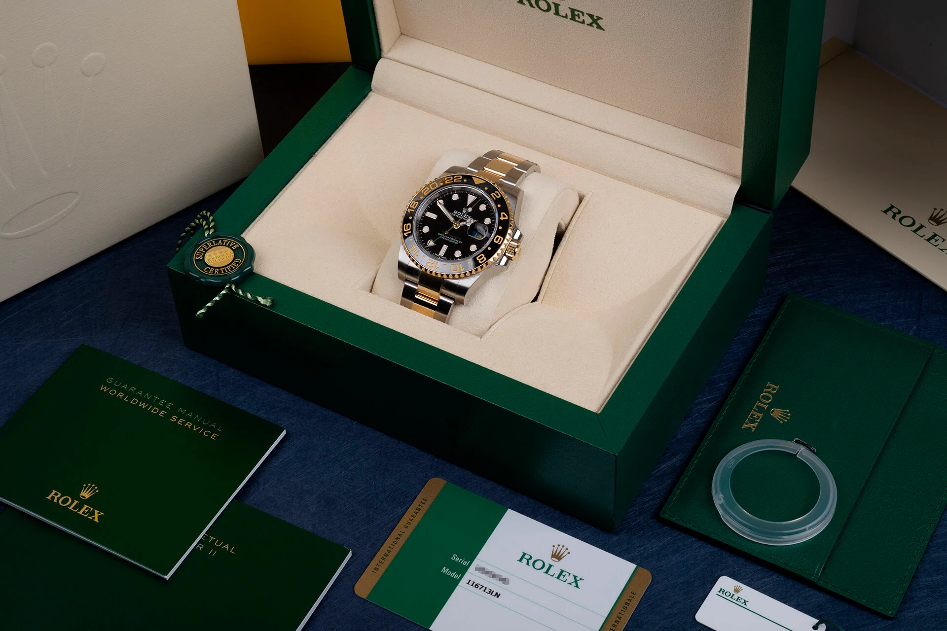 ref 116713LN | 'NOS' Complete Set  | Rolex GMT-Master II