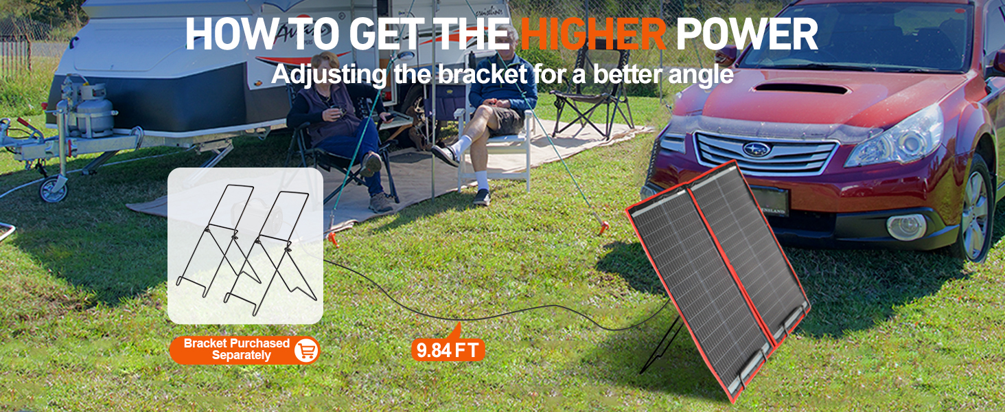 Foldable Solar Panel+brackets