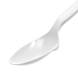 a white spoons