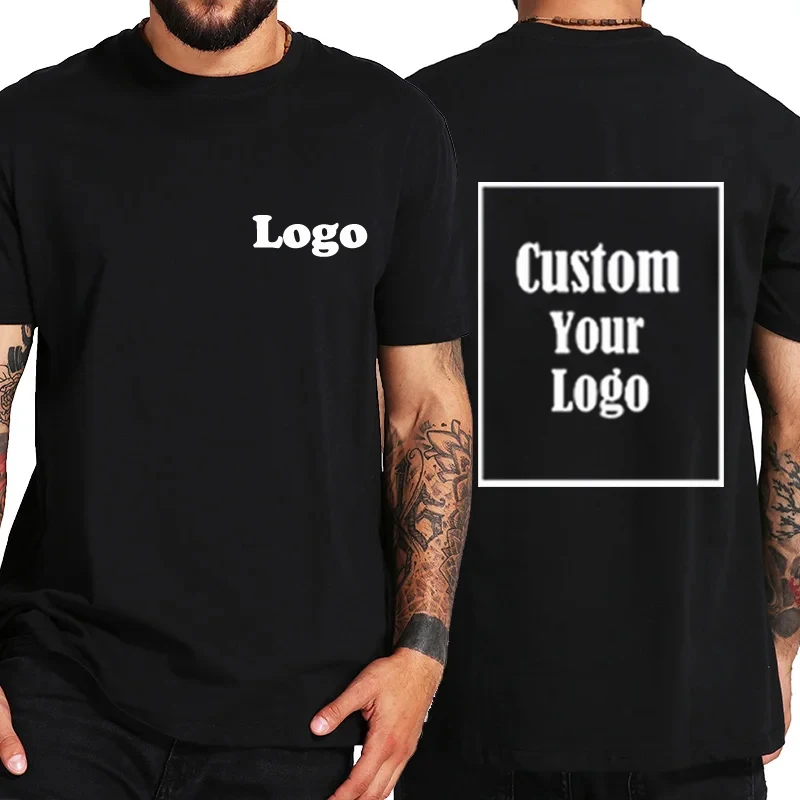 Women Printed Design Custom T Shirt Cotton Make Your Design Logo Men Tee Gifts Customized Harajuku Women DIY T-shirt Fashion Top