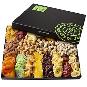 dried fruit gift tin box