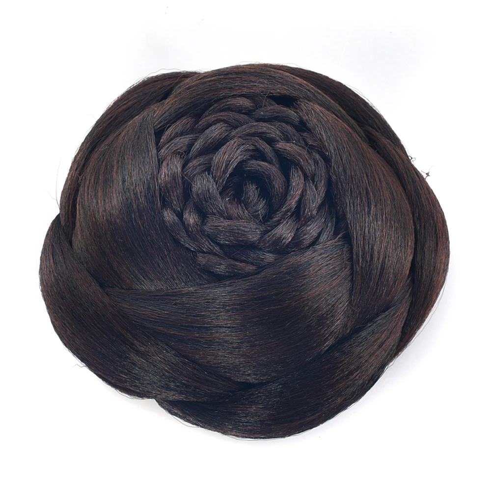 Soowee Synthetic Hair Chignon Fake Hair Bun Cover Donut Bsh Messy Bun Hair Pieces Scrunchies Updo Wig for Women