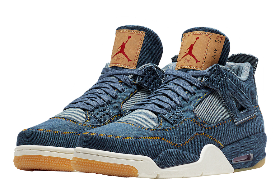 Levi's x Air Jordan 4 Blue Denim AO2571-401