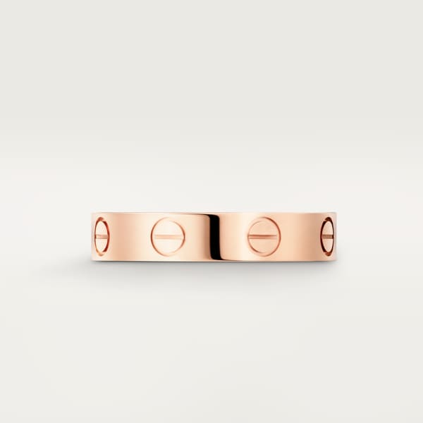 Love wedding band Rose gold