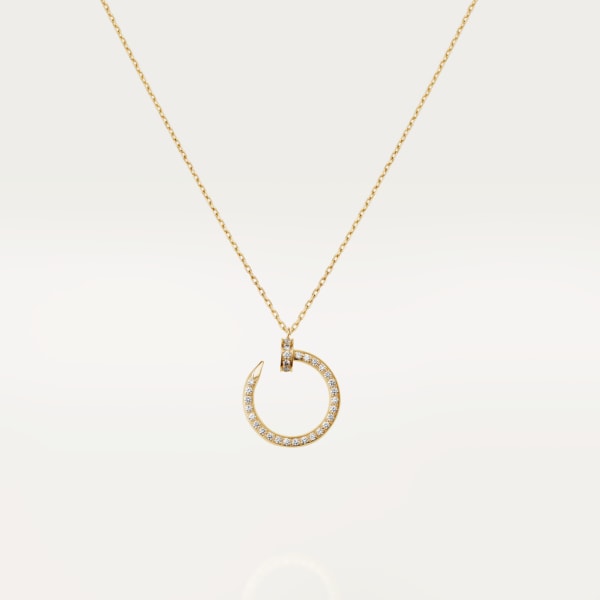 Juste un Clou necklace Yellow gold, diamonds