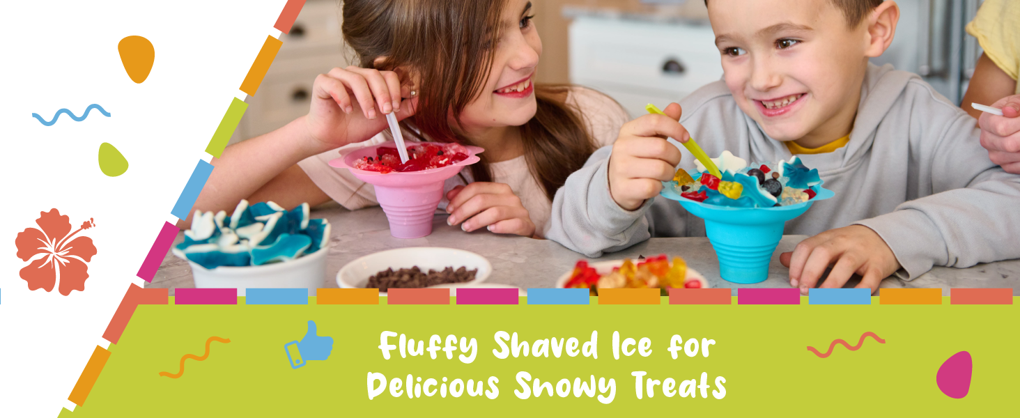 fluffy shaved ice for delicious snow treats