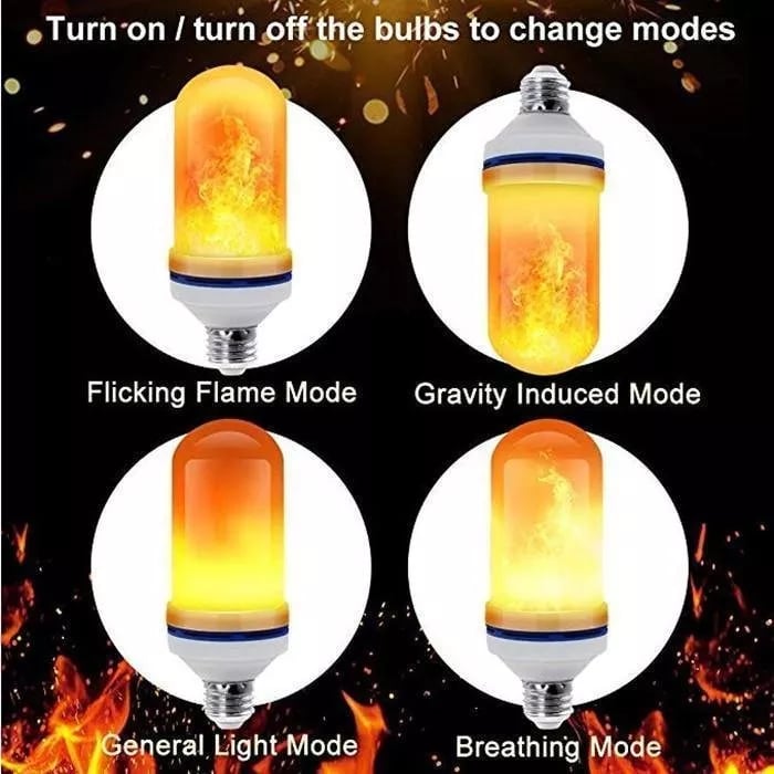 🔥SUMMER HOT SALE - 🔥LED Flame Light Bulb With Gravity Sensing Effect(Buy 5 Free Shipping)