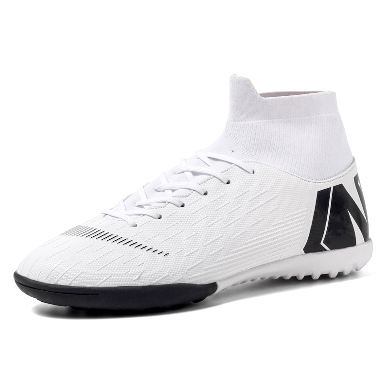 Hot Sale Mens Soccer Cleats High Ankle Football Shoes Long Spikes Outdoor Soccer Traing Boots For Men Women Soccer Shoes