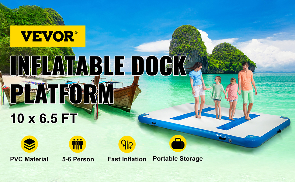 inflatable dock platform