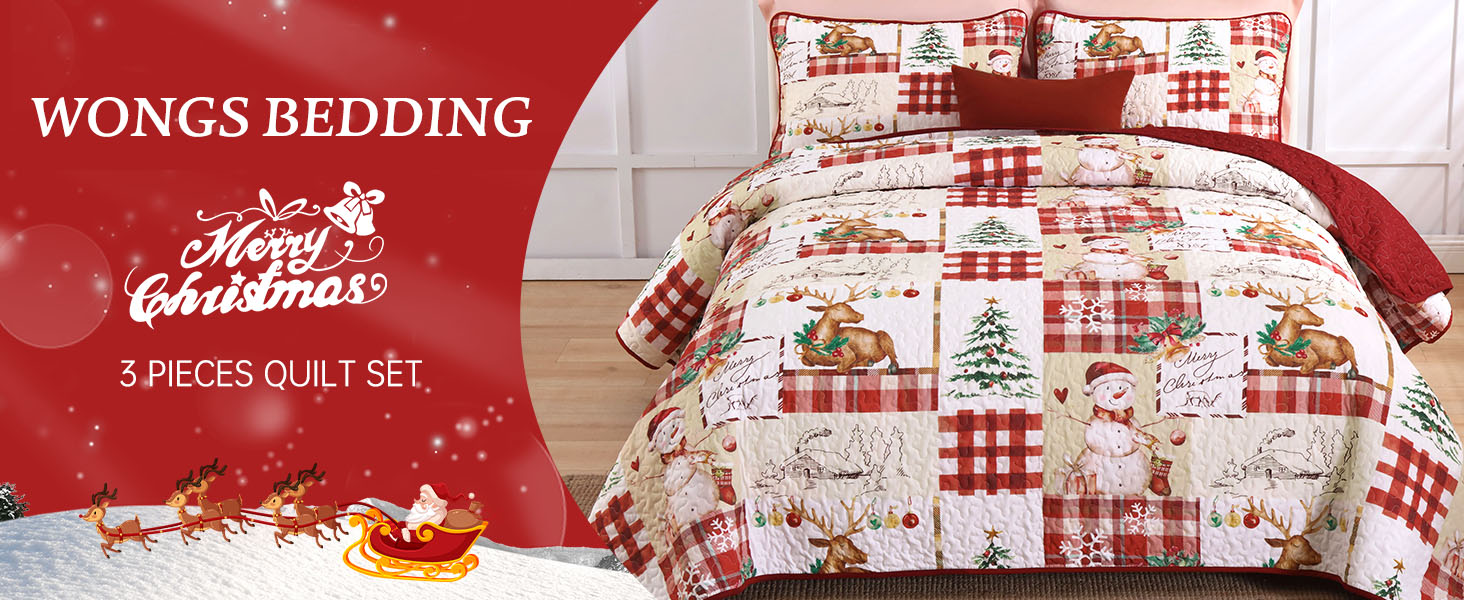 Christmas Quilt Set