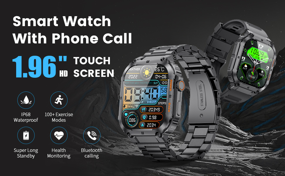 military smart watch