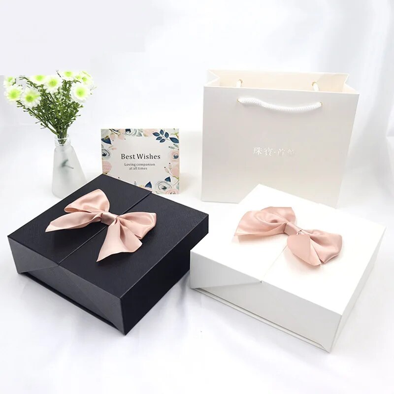 Luxury 16 Roses Double Door Gift Box With Tote Bag For Women GirlFriend Gifts Decoration 2022 Romantic Jewelry Accessories Boxs