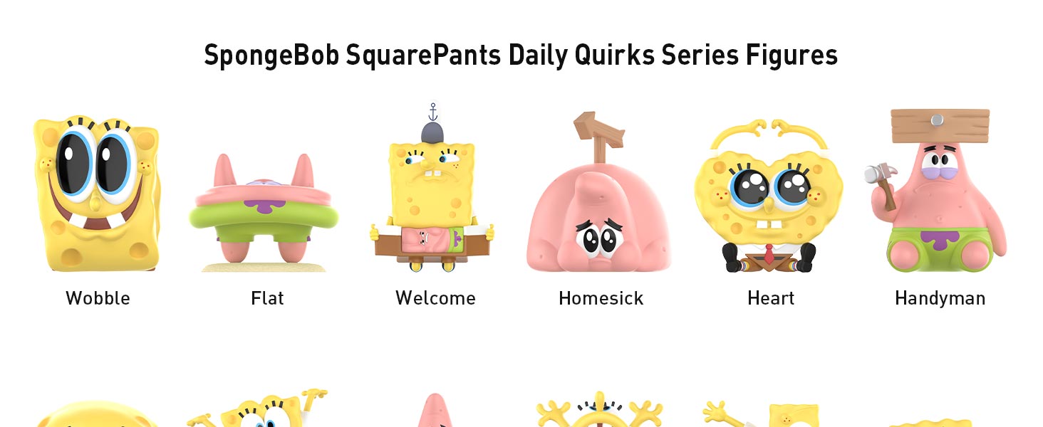 SpongeBob SquarePants Daily Quirks Series Figures