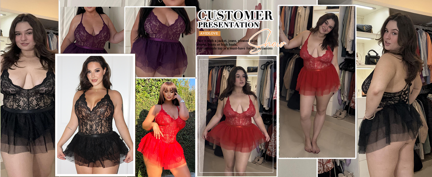 plus size teddy lingerie