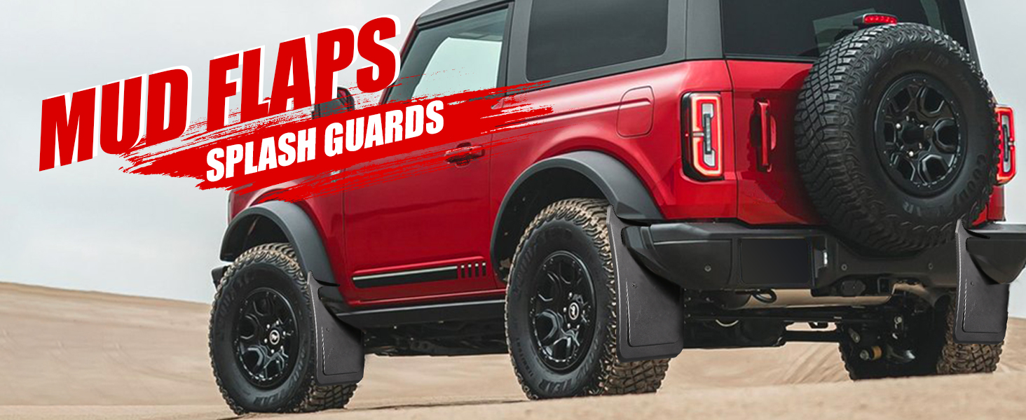 bronco mud flaps for accessories 4 door and 2 door