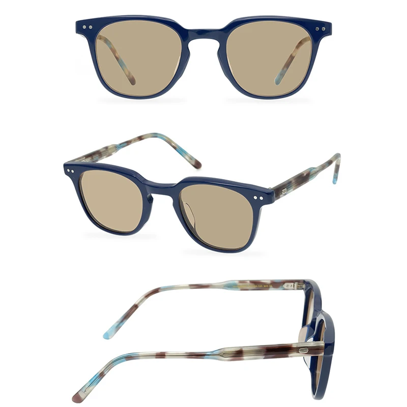 Belight Optical New Arrival Handmade Quality Classical Square Shape Women Men UV400 Protection with Case Oculos  Sunglasses 9591