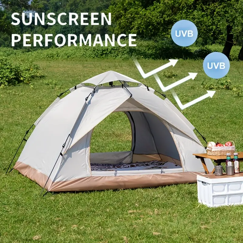 quick setup portable camping tent sun protection for   hiking picnics fishing details 3