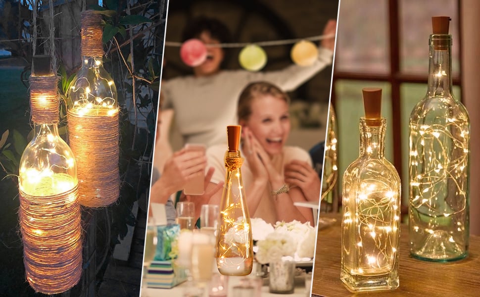 A new way to recycle empty bottles with romance