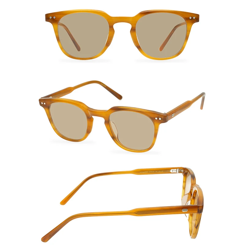 Belight Optical New Arrival Handmade Quality Classical Square Shape Women Men UV400 Protection with Case Oculos  Sunglasses 9591