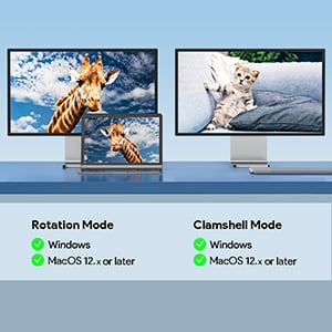 quad monitor docking station