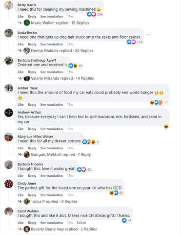 As a gift for your loved ones, this limited stock Wireless Handheld Car Vacuum Cleaner will be perfect!😍 Super suction get rid of all the dust you couldn't reach before! 🔥99.3% of Reviewers Recommends This Product.