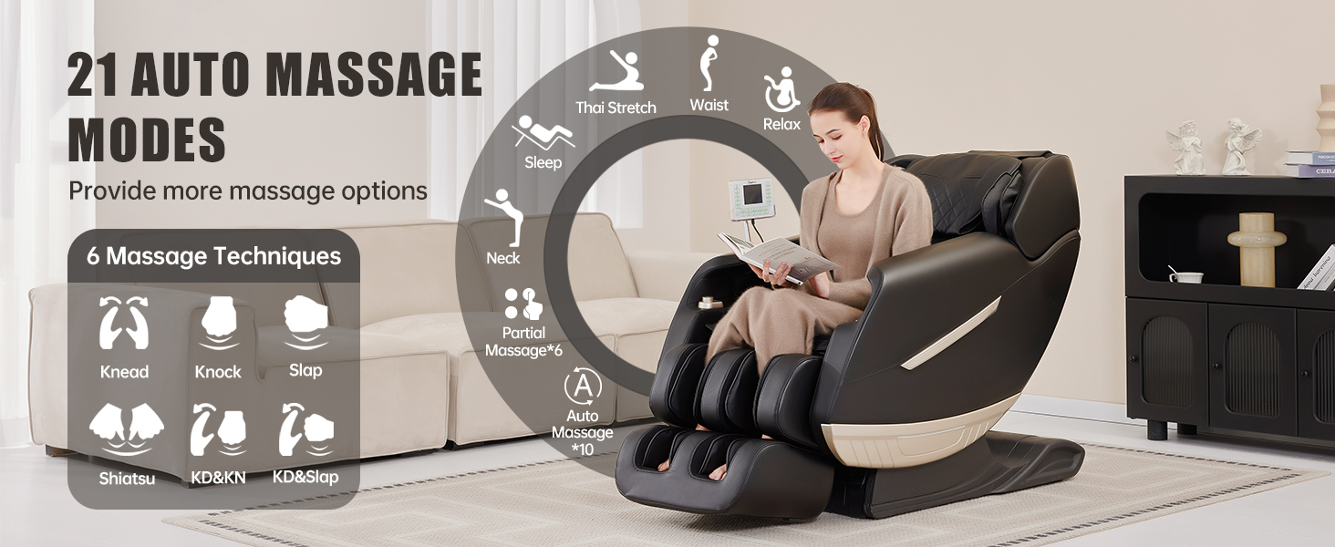 21 Auto Massage Modes