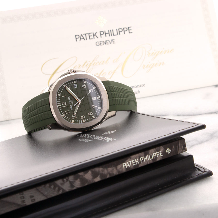 Patek Philippe Aquanaut 5168G-010 18k WG – The Keystone Watches