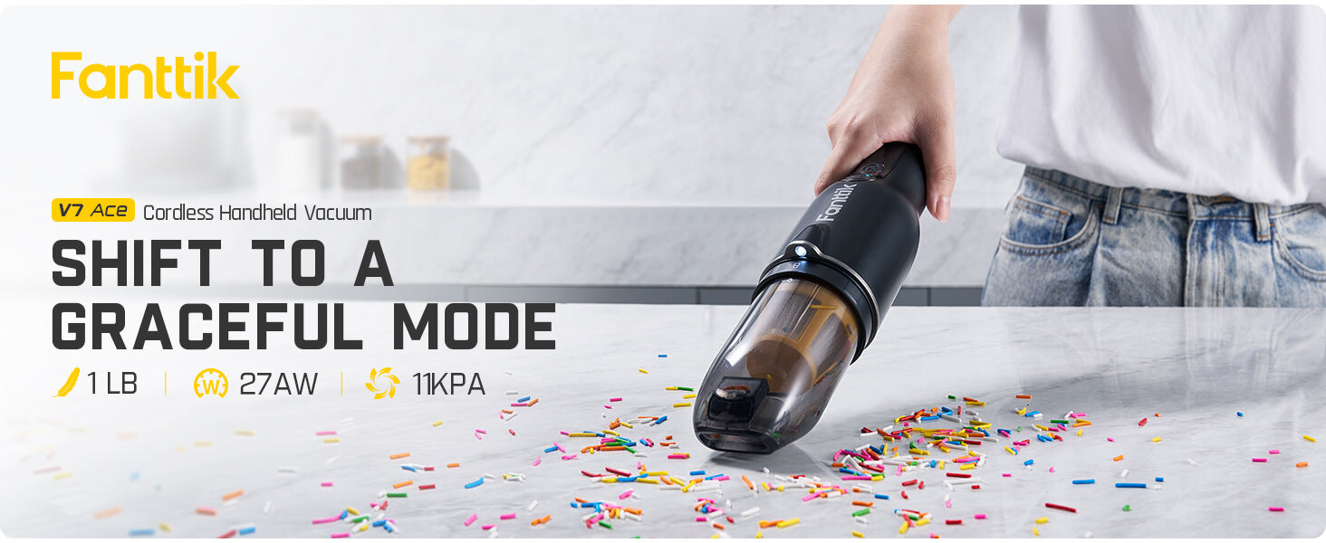 Fanttik RobustClean V7 Ace Cordless Handheld Vacuum