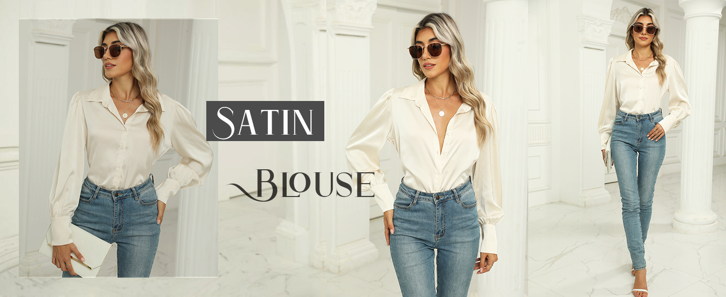 satin blouse