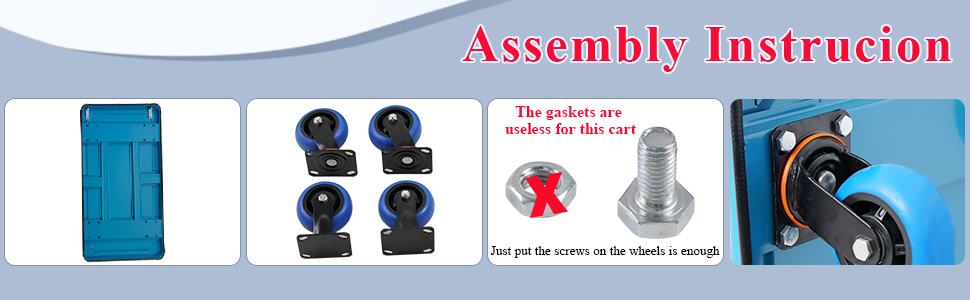 Push Cart Dolly Assembly Instructions