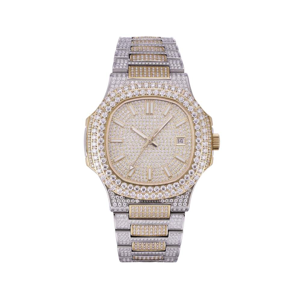 Iced out watch-Yika Jewelry