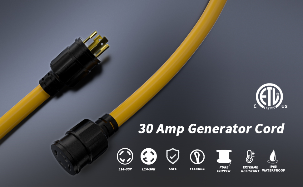 30 amp generator cord