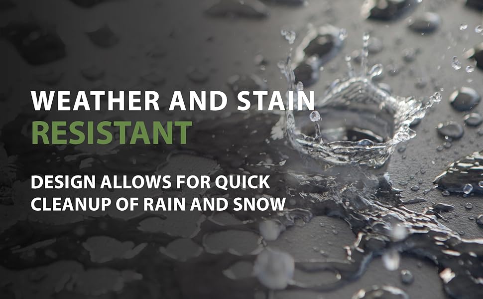 weather and stain resistant