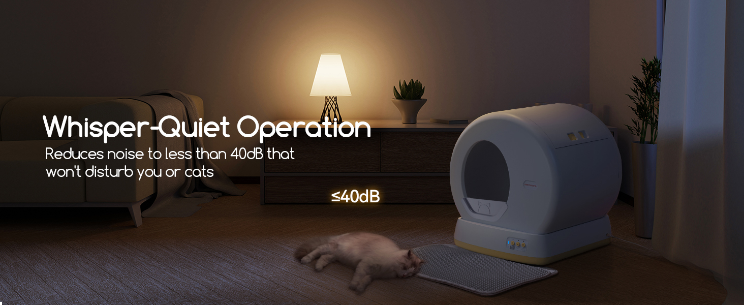 Meowant self cleaning cat litter box