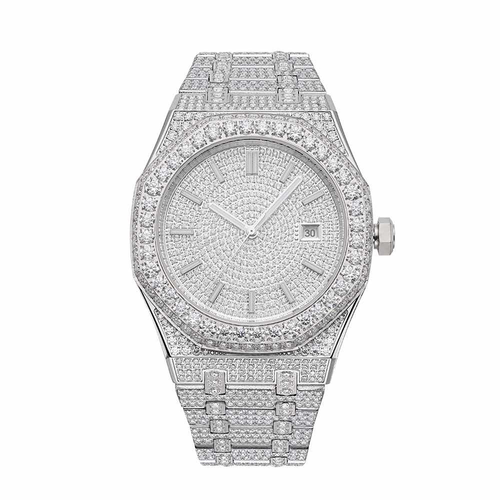 Iced out watch-Yika Jewelry