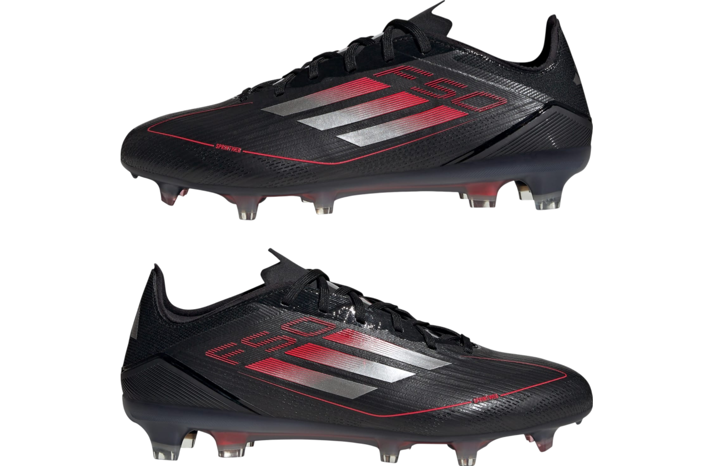 Adidas F50 Pro FG Core Black / Iron Metallic