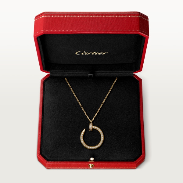 Juste un Clou necklace Yellow gold, diamonds